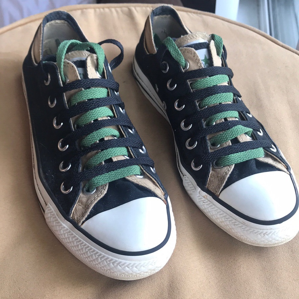 Rare Distressed Doubled Converse size 8
